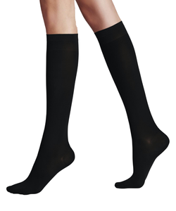 <span class=keywords><strong>Calze</strong></span> a Compressione al Ginocchio per Donne, 40 <span class=keywords><strong>DEN</strong></span> Semi-Trasparenti, Supporto Delicato per Lunghi Viaggi e Uso in Ufficio - Product Image 1