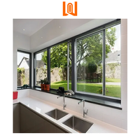 Fenêtre coulissante en aluminium au design moderne avec rideaux persiennes à trois voies de style français en verre Low E pour application extérieure