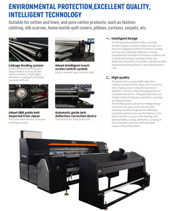 Pamuklu Kumaşlar için Bantlı Konveyör Yolu Mürekkep Püskürtmeli Yazıcı ile Dijital Tekstil Yazıcısı - Product Image 4