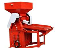 2,5 kW Hoge Vermogen Motor Koffiekersen Schiller Automatische Verse Koffievruchten Schilmachine Hoge Productiviteit Koolstofstaal