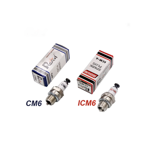 Bujía de Alta Calidad de 5cm6-10mm ICM6 RC RCEXL NG K para Aviones IRIDIUM RCGF DLE <span class=keywords><strong>SAITO</strong></span> OS TOYAN de 2 Tiempos - Product Image 1