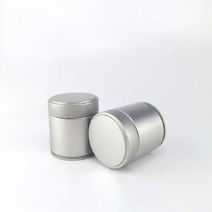 Boîte en aluminium personnalisée pour matcha, boîte en métal ronde classique, avec couvercle à vis, pour bonbons, café, thé en poudre, idéale pour la rentrée scolaire - Product Image 1
