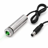 Module laser vert ZhonNa 520nm 5mW focalisable, point, ligne, croix, tête DC 3V-5V, outils et instruments, équipement de mesure, accessoires