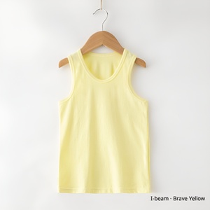 Débardeur d'été pour tout-petits garçons et filles, personnalisable (logo/couleur), en coton doux, vente en gros pour enfants - Product Image 3