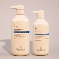 Champú de Aceite de Argán Sin Sulfatos para el Crecimiento del Cabello, Champú con Biotina para Control de Grasa, Nutrición Profunda, Distribuidor de Suministro OEM