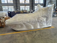 Machine de pliage de tôles CNC à 4 rouleaux HOGI entièrement servo-assistée pour la formage de conduites d'évacuation en acier inoxydable