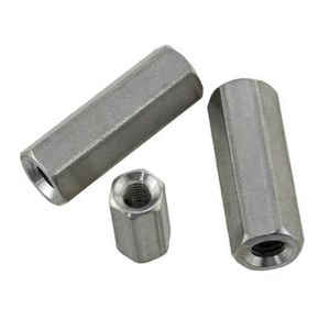 M4 M5 M6 M8 M10 M12 Hex khớp nối Nut 304 thép không gỉ mạ kẽm đồng Lục giác dài Nut cho các ứng dụng khai thác chăm sóc sức khỏe - Product Image 2