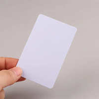 Hochwertige Bedruckbare CR80 Laminierte Weiße Kunststoff-ID-Karte 13.56MHz RFID Leere Inkjet PVC-Karten für den Zutrittskontrollkarten-Druck