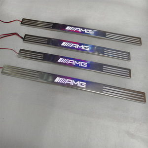Plaque <span class=keywords><strong>de</strong></span> <span class=keywords><strong>seuil</strong></span> <span class=keywords><strong>de</strong></span> <span class=keywords><strong>porte</strong></span> LED, plaque <span class=keywords><strong>de</strong></span> bienvenue, accessoire <span class=keywords><strong>de</strong></span> style automobile <span class=keywords><strong>pour</strong></span> Mercedes Benz Classe S W221 2008-2013 AMG Maybach - Product Image 1