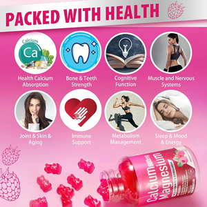 Gomitas de Vitaminas con <span class=keywords><strong>Magnesio</strong></span> Complejo Sin Gluten de Marca Privada OEM, Suplemento <span class=keywords><strong>que</strong></span> Apoya los Músculos, los Nervios <span class=keywords><strong>y</strong></span> <span class=keywords><strong>el</strong></span> Sistema Inmunitario - Product Image 5