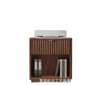 Modern <b>minimalist</b> wooden <b>bedside</b> <b>table</b>, home bedroom storage cabinet, solid wood hotel-grade storage rack - Product Image 1