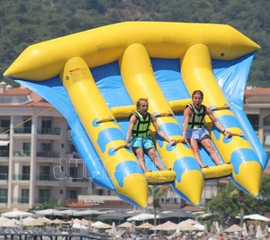 Meilleure qualité gonfler les poissons à la mouche parc aquatique location de jeux PVC poisson volant bateau eau remorquable banane tube <span class=keywords><strong>ski</strong></span> - Product Image 2