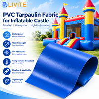 Tissu en bâche PVC haute résistance pour bateaux gonflables, imperméable et durable, tissu enduit