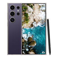 Smartphone S24 Ultra 5G LTE/CDMA Android 13 Deca Core MTK 7,3 pouces HD 60Hz 8000mAh+ 108MP 16GB 1TB Double SIM