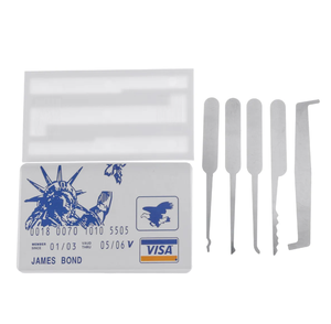 Hoge Kwaliteit Huanyu Blauwe 17-delige Universele Lockpick Set Transparante Afzuigkap Slotenmaker Training <span class=keywords><strong>Tools</strong></span> Benodigdheden - Product Image 6
