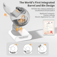 Bac à litière automatique autonettoyant LeLo Pets 65L extra large, toilette intelligente pour chat avec contrôle WiFi via l'application Tuya, système anti-pincement breveté
