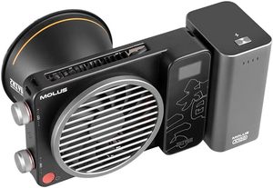 Luz de video LED ZHIYUN MOLUS X100, portátil 100W 2700K-6500K CRI 95 + TLCI 97 + con control de brillo de aplicación Bluetoot - Product Image 2