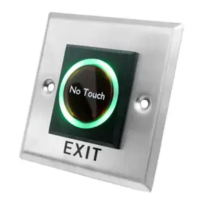 Металлический кнопочный переключатель, дверной доступ из алюминиевого сплава, интеллектуальная кнопка аварийного отключения
