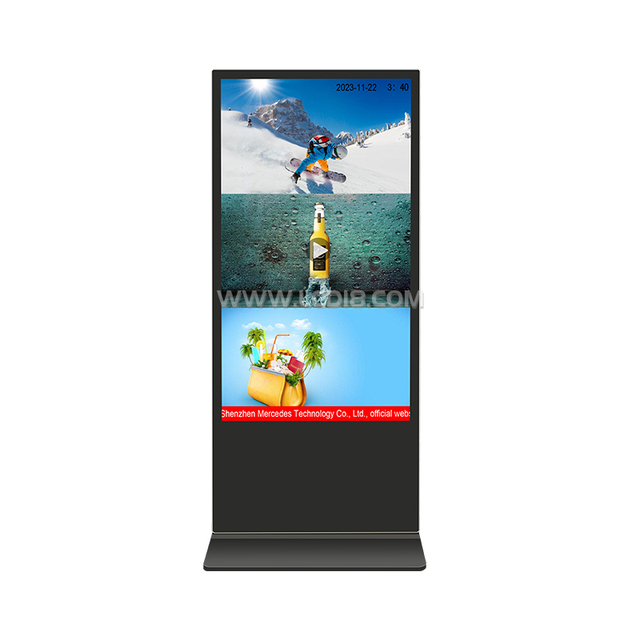 Indoor Touch Screen Kiosk 32 43 49 55 65 75 85inch Floor Standing Digital Signage HD Super Narrow Retail Store LCD Display