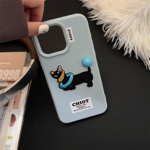 <span class=keywords><strong>Silicone</strong></span> souple TPU Animal Design 3D Smart Phone Case Mobile Covers pour <span class=keywords><strong>Iphone</strong></span> 16 15 14 13 12 <span class=keywords><strong>11</strong></span> Pro - Product Image 1