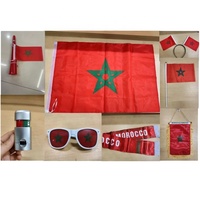 Kit de supporters de football du Maroc, produit de soutien marocain, accessoires de matchs de football, cadeaux souvenirs pour les événements sportifs de la Coupe d'Afrique 2026