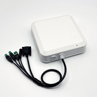 Lector RFID UHF de Largo Alcance (4-5m) Económico con Antena Integrada de 6dbi, Compatible con RS232, RS485, WG26/34, TCPIP, Modbus y Relé para Acceso Vehicular
