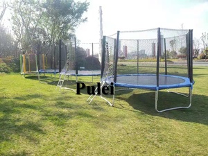 Trampolino Pieghevole con Rete di Sicurezza a <span class=keywords><strong>Prezzo</strong></span> di Fabbrica, Grande Trampolino per Bambini con Doppia Protezione, Letto Elastico per Parco Divertimenti - Product Image 5