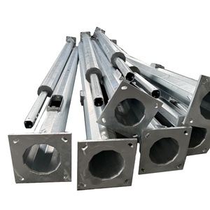 Manufacturer Square 3m 5m 6m 8m 10m 12m Hot Dip Galvanized Steel Outdoor Lamp Pole <b>Post</b> Parking Lot <b>Light</b> Poles - Product Image 1