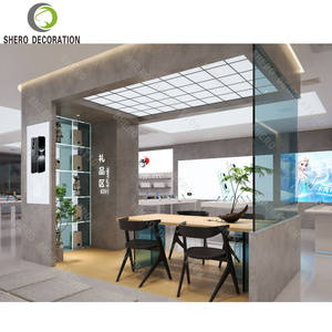 Design d'intérieur de boutique élégante, vitrine haut de gamme pour téléphones portables, comptoir de réception personnalisé pour boutique de téléphonie mobile, décoration - Product Image 3