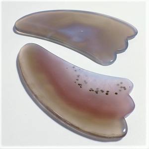 Masajeador de ojos 2026, venta al por mayor, personalizado, barato, rodillo de piel de Jade, ágata, herramienta Guasha, etiqueta Privet, cuidado de la piel - Product Image 5