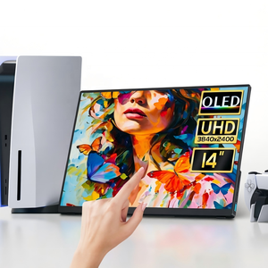 14-inch OLED touchscreen anti-blauw licht draagbare <span class=keywords><strong>monitor</strong></span> 4K beeldscherm extender voor <span class=keywords><strong>laptop</strong></span>, switch, telefoon voor gaming en video - Product Image 1