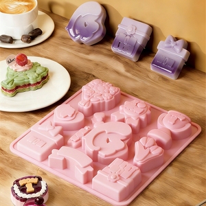 Moldes de Silicona Antiadherentes con Temática del Día de la Madre, Moldes de Silicona Reutilizables de Grado Alimenticio, Lindos Moldes Magnéticos de Silicona para Chocolate, Dulces y Hielo - Product Image 4