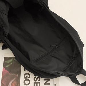 Custom Light <b>Simple</b> <b>Backpack</b> Female Japanese Literature Art School Bag Leisure Sports Travel Solid Color <b>Backpack</b> - Product Image 3