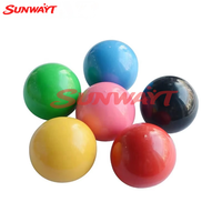 Pièces de rechange pour joystick de borne d'arcade : Mini boule supérieure en plastique de 35 mm pour contrôleur de joystick d'arcade