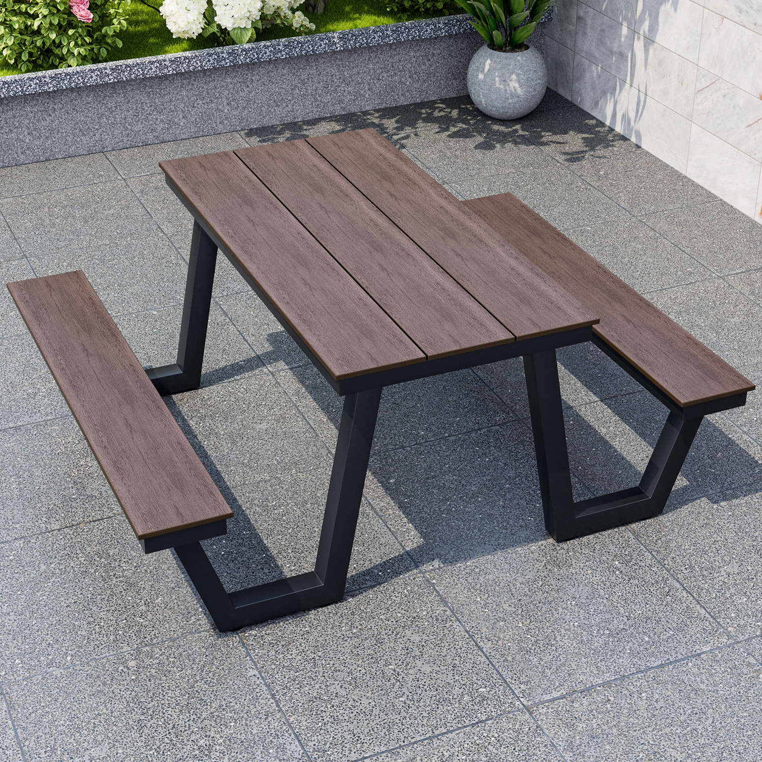 Tavolo BN-140cm con panca