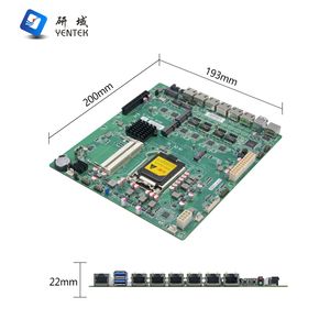 Carte mère industrielle pare-feu avec 6 ports LAN, B75 LGA1155 I3 I5 I7, 2 DDR3 MSATA, Win10/Linux, HD VGA - Product Image 4