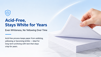 Papier copie A4 75 g/m² blanc multi-usage pour imprimante et photocopieuse, directement de l'usine, pour le bureau
