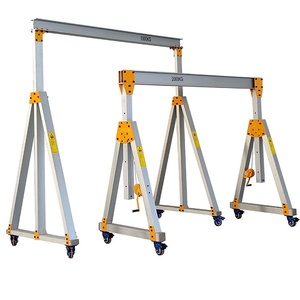 Prix d'usine Chine Marque célèbre Apax Crane Group 1t Grue portique mobile légère en aluminium de type A à vendre - Product Image 1