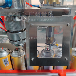 Máquina De Enchimento De Aerossóis 3 em 1 semi-automática Produção Seladora De Inflador Equipamento De Enchimento De Produto De Spray De Tinta Spray - Product Image 2