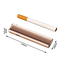 Briquet coupe-vent fin DEBANG rechargeable, personnalisable avec logo OEM, pour occasions spéciales