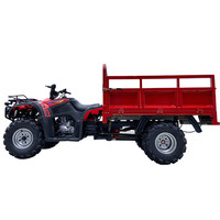 Nouveau VTT agricole 4 roues 300cc, remorque, transmission manuelle, moteur 4 temps 1000W, transmission par arbre, VTT polyvalent