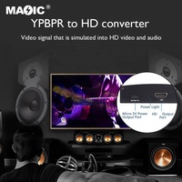 Componente del convertidor Hdmi 1080p a convertidor Hdmi 5 Rca Rgb Ypbpr A Adaptador convertidor de video Hdmi