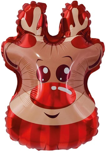 Bán Buôn 10 Inch Giáng Sinh Vui Vẻ Lá Bóng Mini Santa Snowman Cây Giáng Sinh Hình Dạng Cho Đảng Trang Trí - Product Image 6