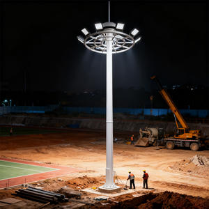 Iluminación <span class=keywords><strong>LED</strong></span> para Estadios, Mástil de Alta Potencia con Altura de Elevación de 8 Metros para Campos de Fútbol Escolares, Canchas de Baloncesto e Iluminación Exterior - Product Image 4