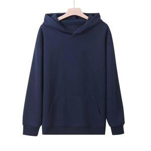 Sudadera con capucha de forro polar grueso, lisa, con logo bordable, venta al por mayor transfronteriza en stock - Product Image 5