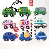 Cabochon in resina a forma di auto, scuolabus, ambulanza, stile Kawaii, per fiocchi per capelli, decorazioni per la casa, scrapbooking, fai da te, all'ingrosso