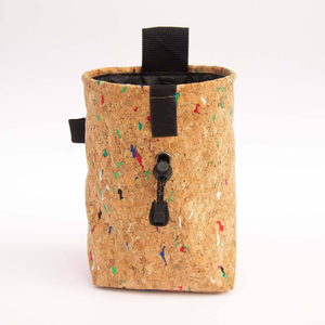Nouveau sac à craie en liège écologique de conception naturelle pour l'escalade, pochette à craie recyclée, sac de bloc - Product Image 1