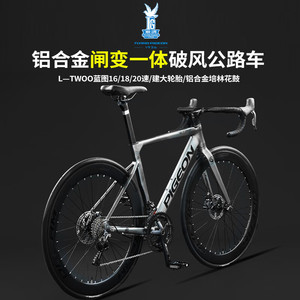 Vélo de route Flying Pigeon 700c en alliage d'aluminium, 20 vitesses, freins à disque hydrauliques, type standard - Product Image 3