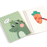 Foska School Supplies Ein Thema verpackt Notizbuch Buntes Hardcover Spiral gebundenes A5-Kompositionsbuch für Kinder
