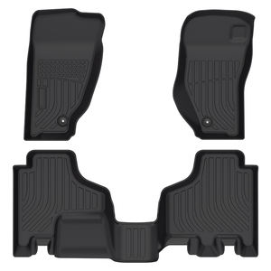 Tapetes Interiores 3D de TPE para Todo Clima y Alfombrilla para Maletero para Jeep Cherokee Sport KK / Jeep Liberty, Tapete Hecho a Medida - Product Image 2